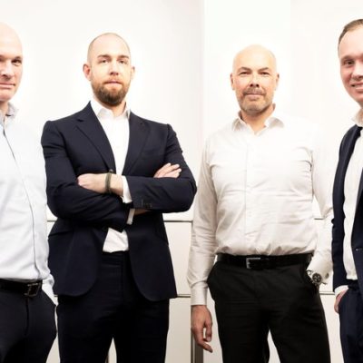 Von links nach rechts: Andreas Bösenberg, Johannes Fleck, Jan Markus Drees und Maximilian Finkbeiner