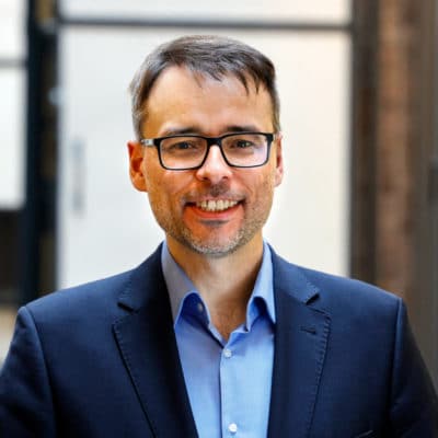 Photo: Tobias Faupel, Co-Managing Director at DeepTech & Climate Fonds (DTCF) in Bonn, Germany.