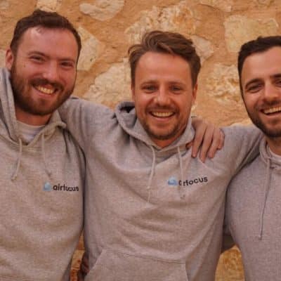 Foto: Gründer von airfocus, Malte Scholz, Mitbegründer und CEO von airfocus in der Mitte (Foto © airfocus)
