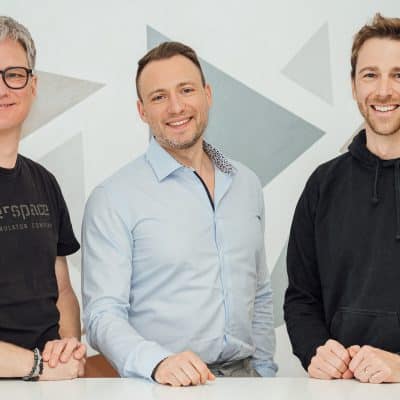Foto: Innspace Gründer-Team (v.l.): Walter Ischia, Sebastian Scheler, Andreas Berger (©Innerspace)