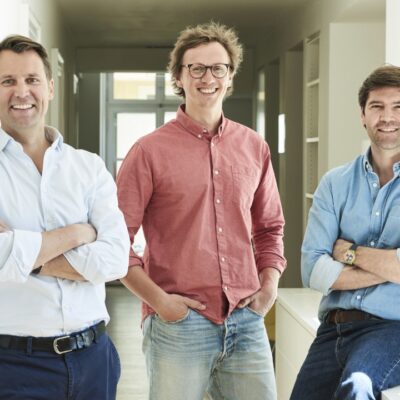 Foto: Benedikt von Schoeller, Herbert Magnesius, Thomas Oehl, Gründer von Vsquared Ventures (© Vsquared Ventures)