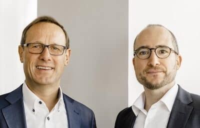 Foto: Die Geschäftsführer der BMH (v.l.): Jürgen Zabel und Dr. Steffen Huth (Foto © BMH)