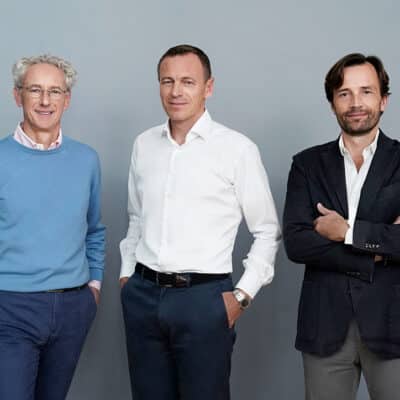 Photo: The founding team of Paragon Partners from left: Dr. Krischan von Moeller, Dr. Edin Hadzic, Marco Attolini (Photo: Paragon Partners)
