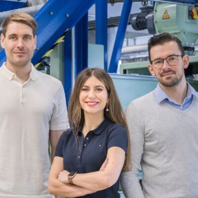 Foto: cylib-Gründer v.l.:  Dr. Gideon Schwich, Dr. Lilian Schwich und Paul Sabarny © cyclib
