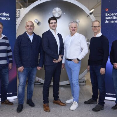 Foto: v.l.n.r.: Christian Plangger (Nordwind), Alon Sklarek (ASP), Alexander Reissner (ENP), Tom Harder (Nordwind), Armin Franz (STI), David Krejci (ENP)  (Foto: Enpulsion)