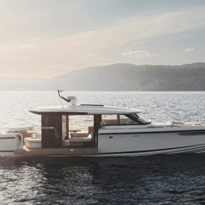 Foto: Das Modell Saxdor 460 GTC, Yacht Style Awards Winner 2026 (Foto © SAXDOR)