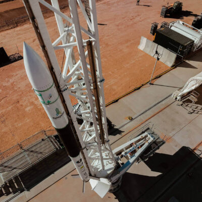 Photo: HyImpulse: Launch of the first rocket from the Koonibba test site (Photo © HyImpulse)